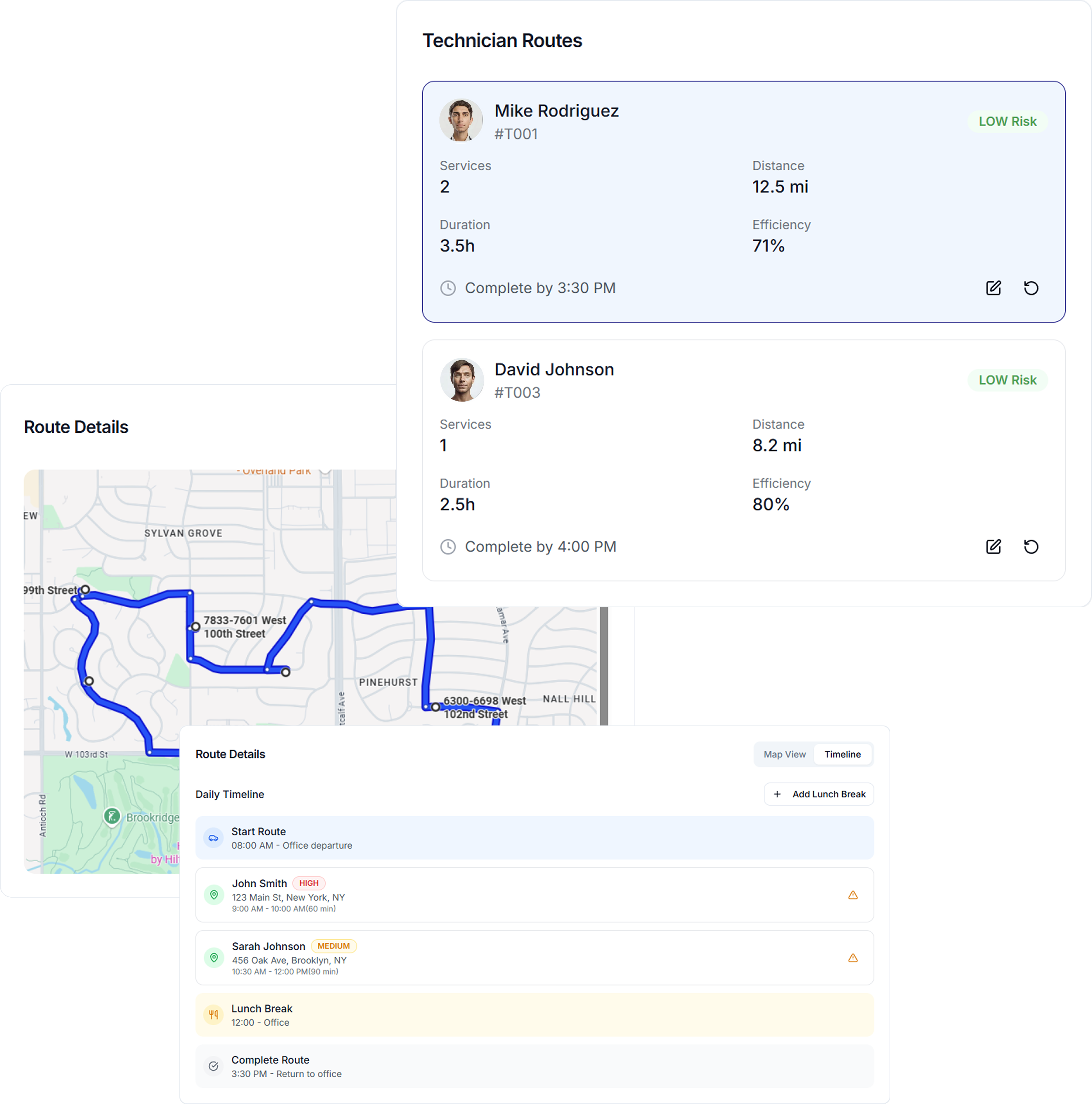 Operations Control Center Dashboard